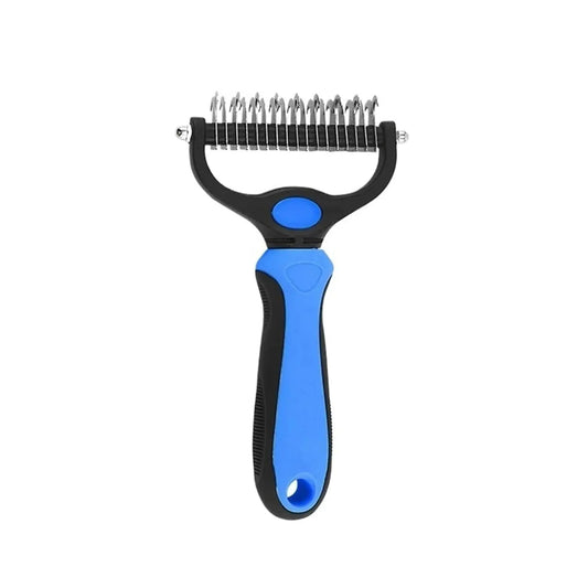 Pet Deshedding Brush & Cat Comb-Pain – Free Dematting Undercoat Rake for Pets, Double-Sided Shedding Brush, Effective Tangles Remover Tool for Dogs & Cat Comb , Reduces Loose Hair & Mats Easily Summervibers,Tool for Dogs & Cats